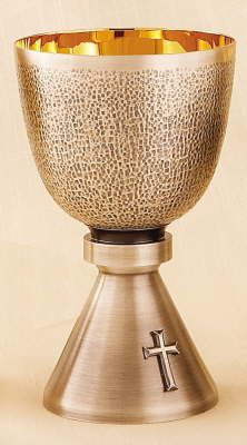 Silver Chalice With Bowl Paten